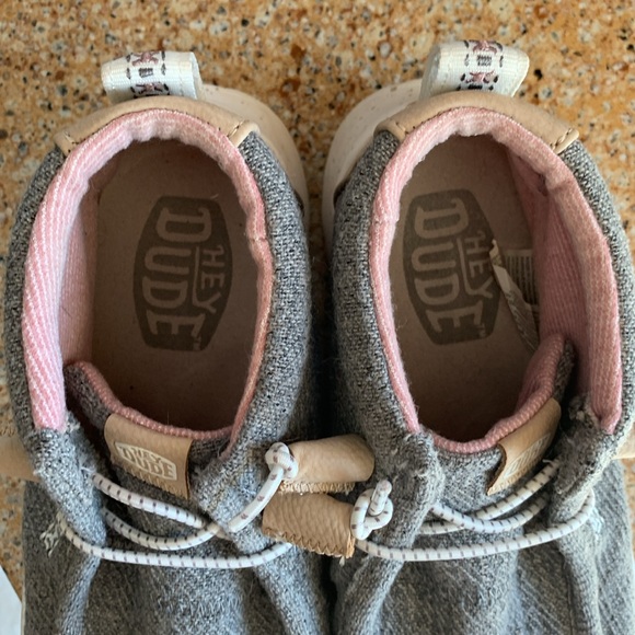 Hey Dude boot shoes Grey used W8 - Picture 5 of 6